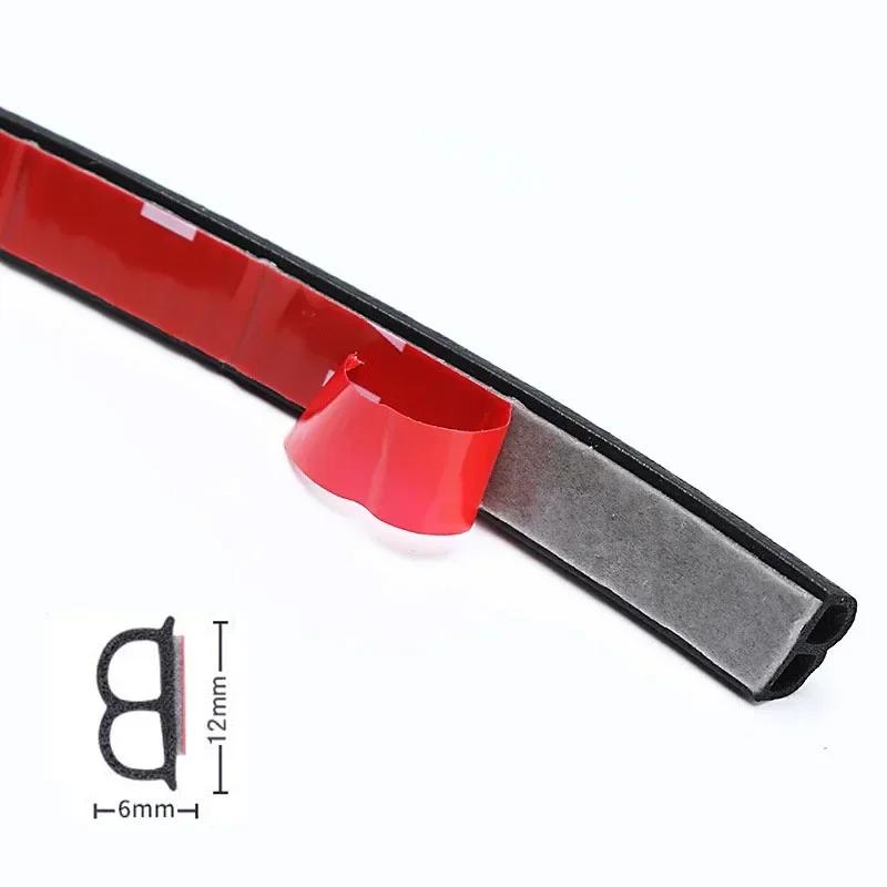 4m Car Door Seal Strip Auto Rubber Seal D Z P Type Noise Insulation Anti-Dust Soundproof Sealing Strips Interior Accessories