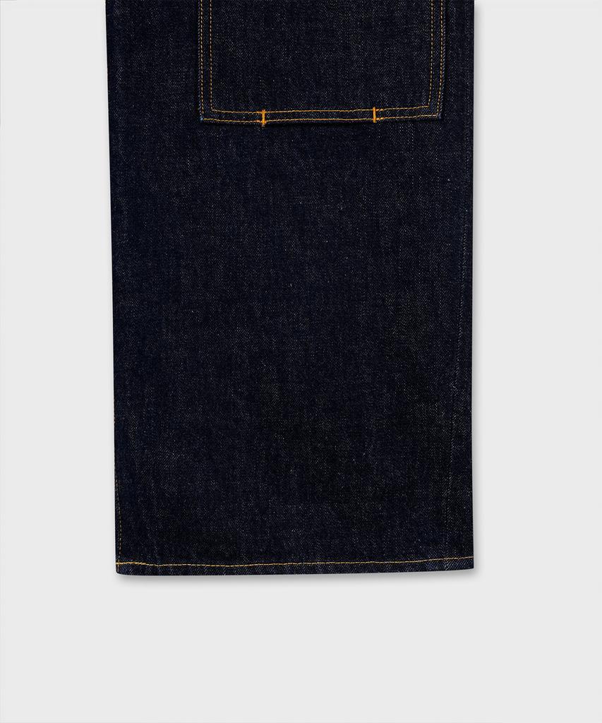 PLAC [Shiota Made] Double Knee Straight Denim_Indigo