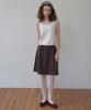Aueonoseuteljia Lace Satin Midi Skirt_Plum Purple(O26Sk01)