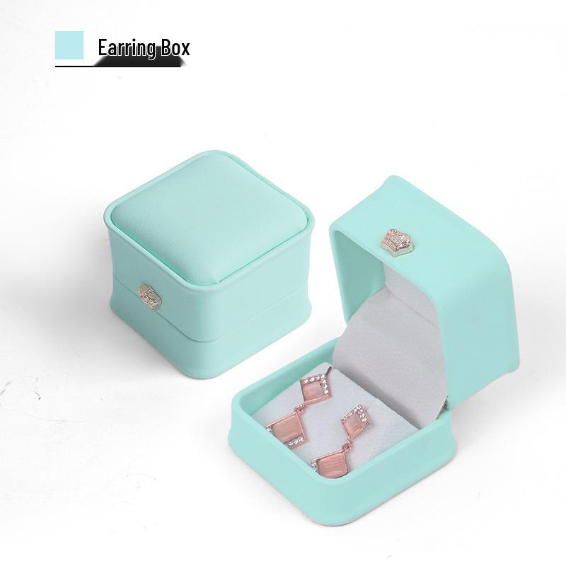 Fashionable Crown Earring Box: 9 Colors for Storing Pearls, Drop Earrings, Gold, Silver, Jade Ear Studs