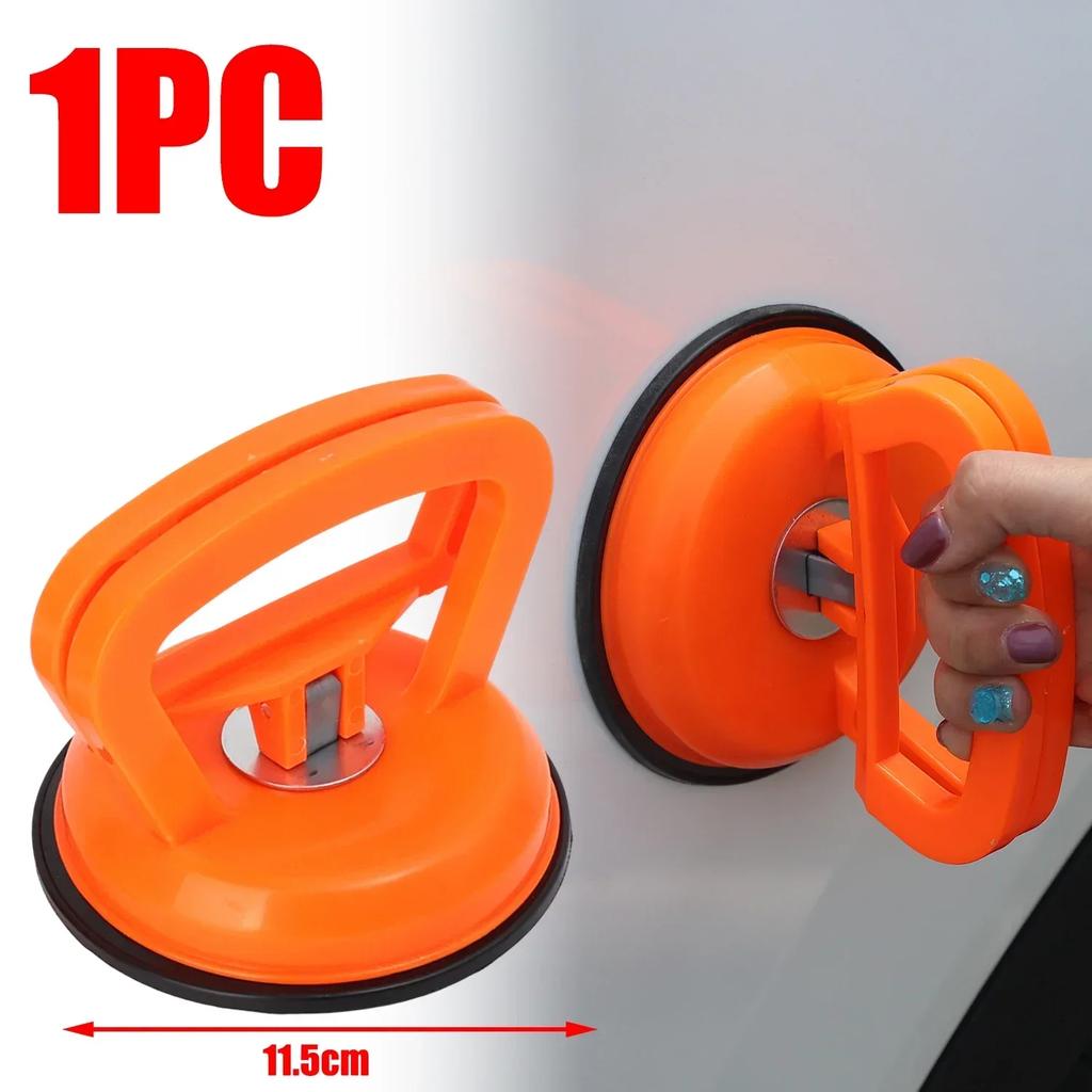 Auto Saugnapf Delle Universal Hochleistungs-Saugnäpfe Reparatur Artefakte Karosserielack Dellenreparaturwerkzeuge 2 Stück Schwarz Orange Farbe