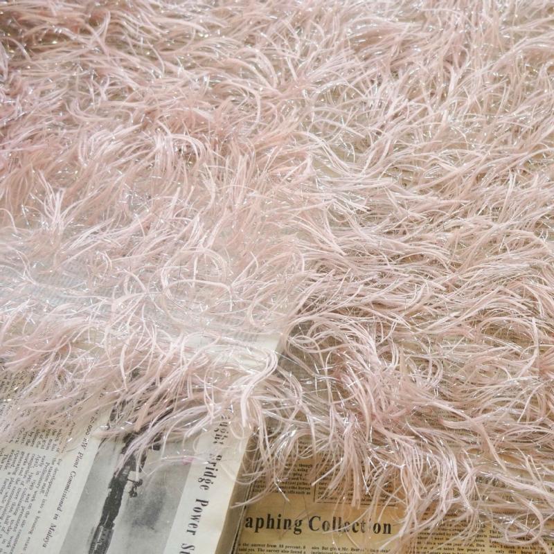 Silver Gold Thread Tassels Translucent Fabric for DIY Shirt Women's Dress Summer Formal Dress Decoration Fabric