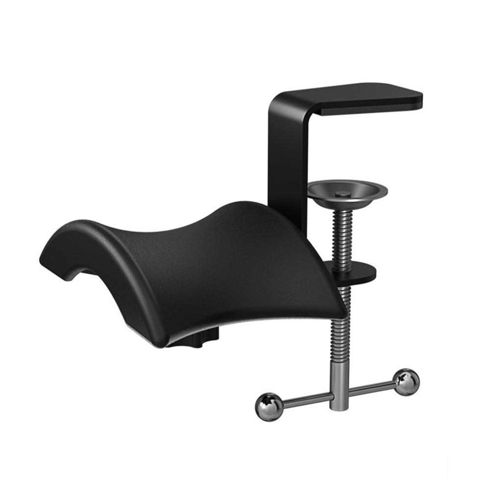Anti-Scratch Cushion Headset Hanger Metal Desktop Earphone Holder Office Computer Desk