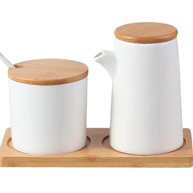 LIU Noodle Restaurant Ceramic Seasoning Jars & Pots Set