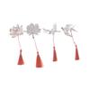 Gift Reading Marker Student Stationery Hollowed Leaf Flower Bookmark Book Page Marker Book Paginator Metal Reading Bookmark