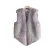 New fur vest women's short imitation Rex rabbit hair vest slim and thin fur vest vest