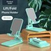 Foldable Abs Desktop Mobile Phone Stand For Smartphone Support Tablet Desk Cell Phone Portable Scalable Holder Bracket