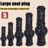 Liquid Silicone Irregular Anal Plug Adult Sex Toy Oversized Irregular Anal Expansion Penis Female Anal Masturbator