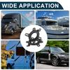 TUCKBOLD Carboat RV Speaker Spacer Ring Midrange Speaker Spacer Adapter Waterproof Black 2pcs