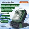 Rechargeable USB Tent Fan with LED Light - Portable, High Power for Camping