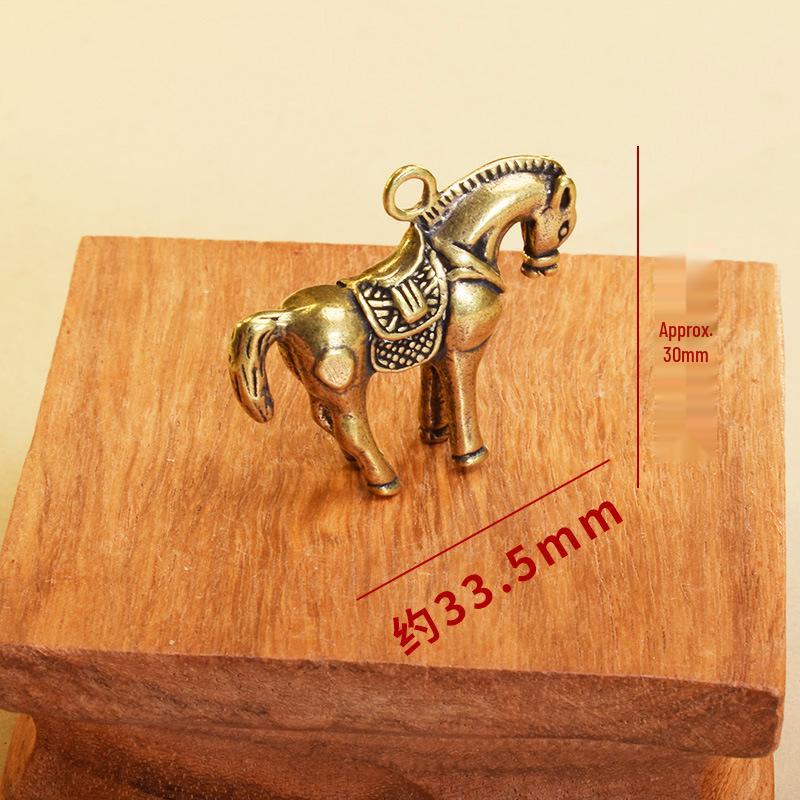 

Набор латунных брелоков с китайским зодиаком: 3D подвески со знаками зодиака для DIY украшений на год Бэнмин