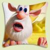 Cartoon B-Booba Funny Cute Pillow Covers Cartoon Sofa Decorative Home Double-Sided Printing Short Plush Cute Cushion Cover