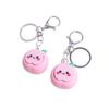 1 Stuks Schattige Perzik Fidget Sleutelhanger Cartoon Fruit Hanger Zacht Stressverlichtend Speelgoed voor Vriend Cadeau Sleutel Tas Decoratie Accessoire
