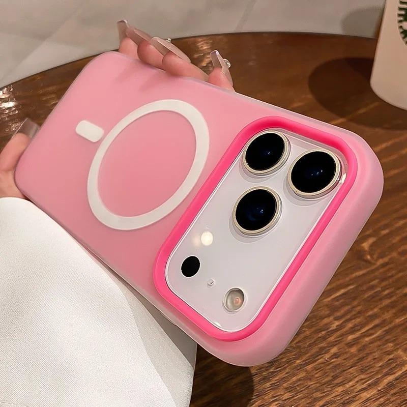 Jelly Magnetic Frosted iPhone 17 Pro Max Case - Apple Air Series 16, Full Coverage, High-End Protection