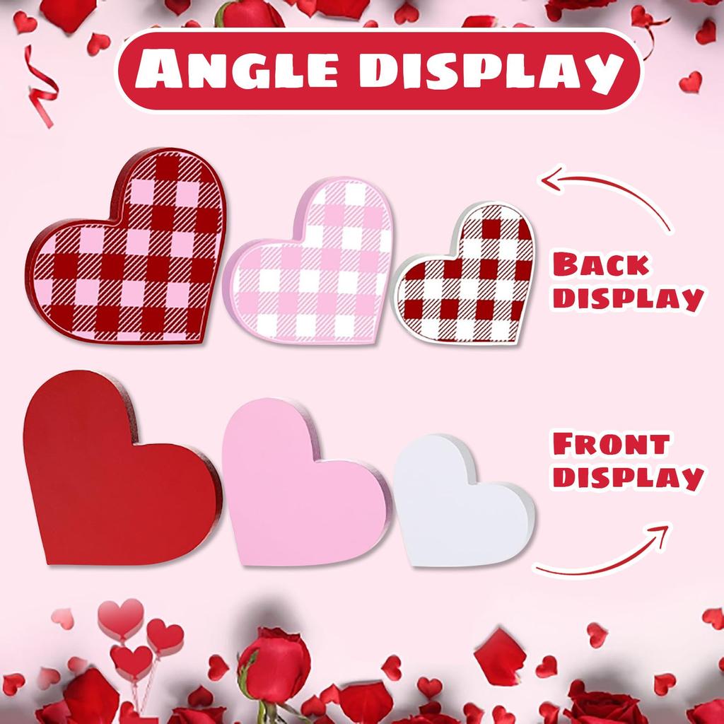 Valentine's Day Wooden Ornaments Wedding Wedding Party Decorations Love Ornaments Wooden Products