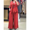 Fashionable Casual Loose Short-sleeved Plus-size Suit for Women