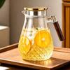 High Borosilicate Glass Cold Water Pitcher with Spout Filter