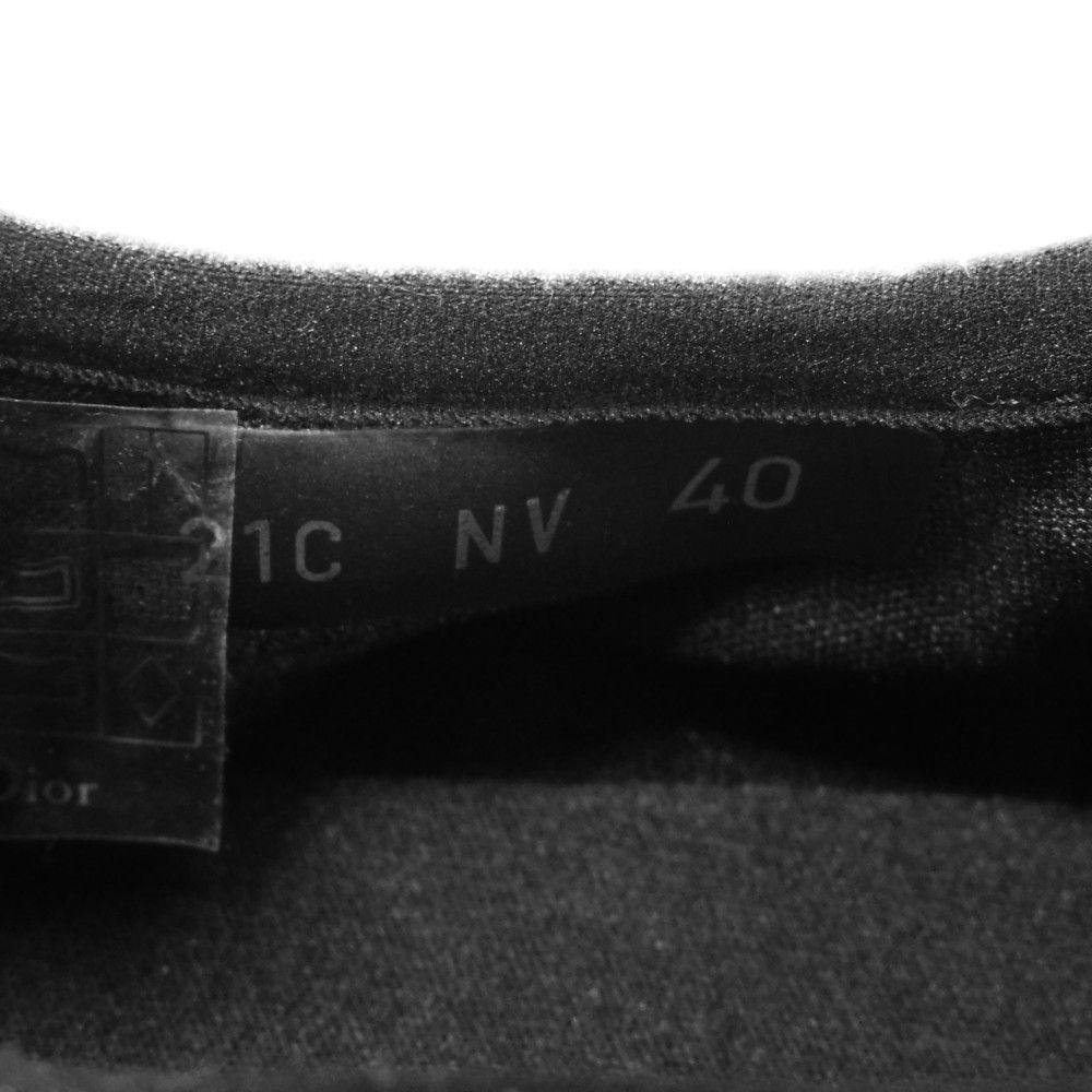Used 10656 Snow Slippers 3SA089ZHN_H969 7897 40 All-Over Logo Calfskin Rubber 9.8" Oblique Quilted Nylon Black Men's