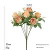 Nordic Style Silk Rose Bouquet - Romantic Artificial Flowers for Living Room & Wedding Decoration