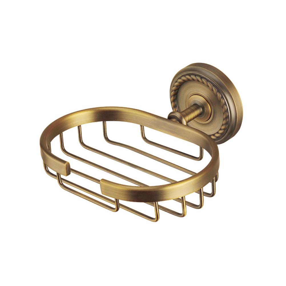 

Твердый латунный держатель для мыла настенный винтажный поднос-корзина устойчив к коррозии и царапинам ретро-волны для ванной комнаты и кухни декор
