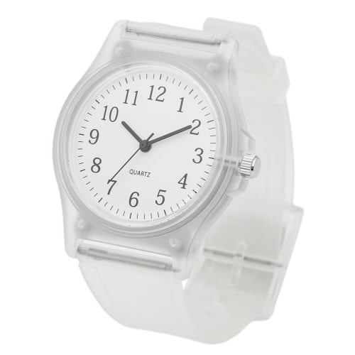 Fieldwork Women's Analog Watch with Urethane Band, Clear Skeleton, Fizz PP001-7