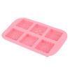 Mondkuchen Silikon Silikonform 6 Mulden Wiederverwendbare Backform Mehrzweck Flexibel Handgemachte Form Backen
