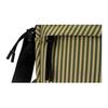 Lacoste Fashion Striped Zipper Shoulder Crossbody Bag Unisex bags Yellow NU4866NZ-Q96