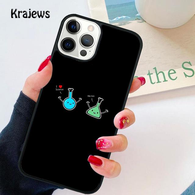 Biology and Chemistry Soft Phone Case For iPhone 17 Air 16 15 14 Max Plus 11 12 13 Pro Max Phone Cover Coque Fundas