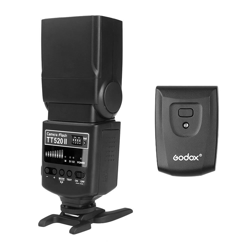 Godox TT520 bliț electronic Speedlite universal pentru cameră + AT-16 2.4G declanșare fără fir