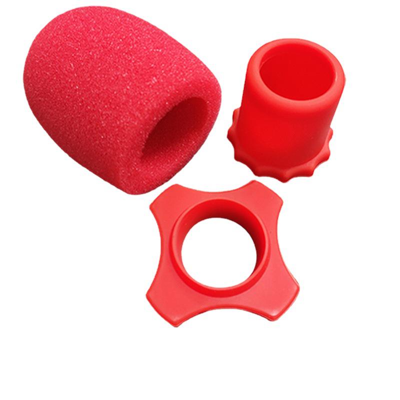 Microphone Non-Slip Protective Sponge Cover, Anti-Fall Windproof KTV Spray Shield