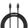 Baseus Superior Series USB-C To USB-C Cable, 100W, 1M (Black)