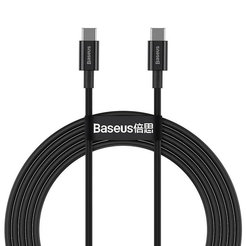 Baseus Superior Series USB-C To USB-C Cable, 100W, 1M (Black)