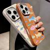Cute Little Fish Phone Case For iPhone 16 Cases for iPhone 15 14 13 Pro Max 16e Magnetic For Magsafe Wireless Charge Leather Texture Silicone Cover
