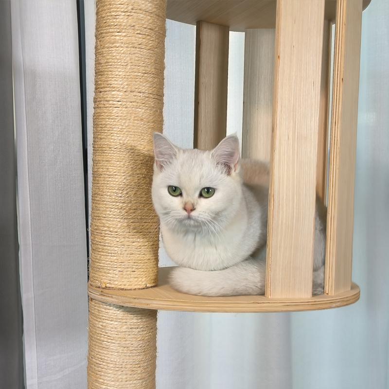 Cats Climbing Frame Wooden Sisal Cats Climbing Frame Scratching Design Indoor Wall Play Towers Trees Tree House