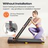 SYSURO S1L MIX Walking Pad Treadmill, 2.5HP Motor, 0.6-6.2MPH Speed, HIIT Mode, 9% Incline, 5-Layer Running Belt, <45dB Quiet, Foldable