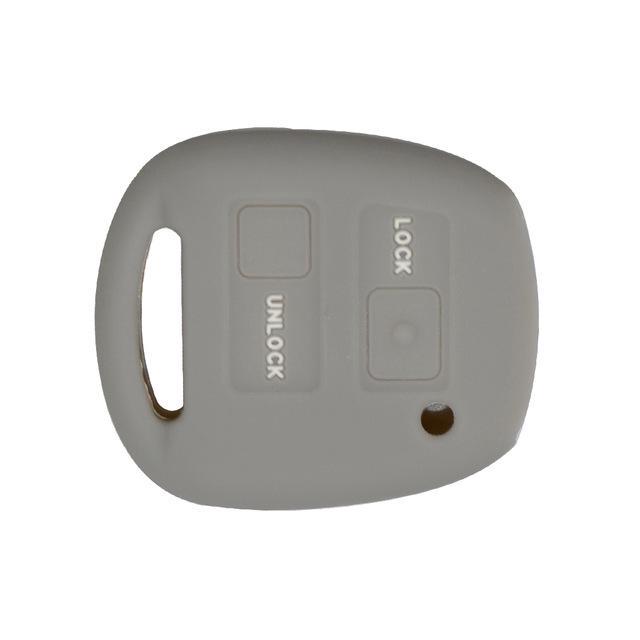 Fassport Silicone Cover Skin Jacket fit for TOYOTA 2 Button Remote Key CV4417 Grey Fassport Silicone Cover Skin Jacket fit for TOYOTA 2 Button Remote Key CV4417 Grey