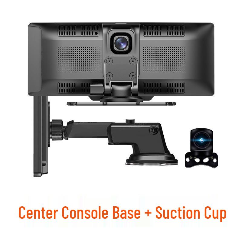 10.26" Carplay Screen DVR: 4K Front, 1080P Rear, Night Vision Dash Cam