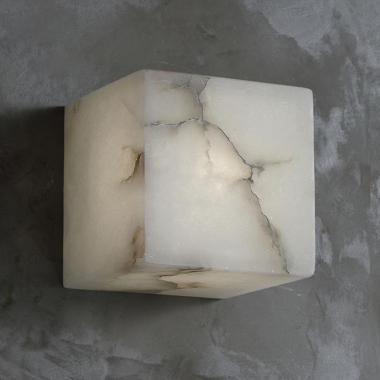 Luxury Spanish Marble Wall & Bedside Lamp – Designer Art Lighting