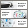 2 In 1 Analog Thermo-hygrometer Decorative Style Temperature Humidity Gauge  Sauna Room