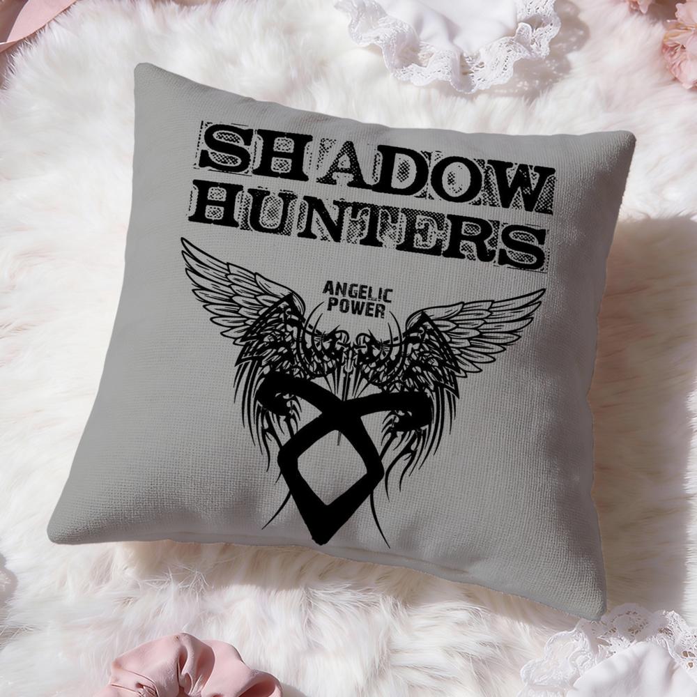 S-ShadowhuntersS Cushion Cover Premium Comfort Reversible Pillow Cove -Two in One Design for Any Room & Car Interior