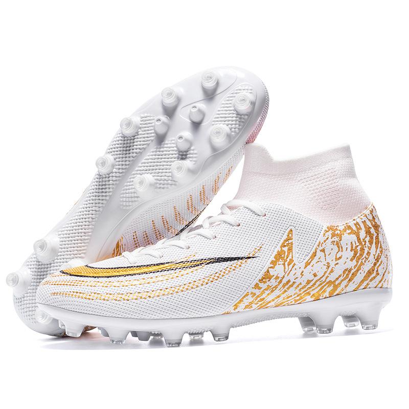 Fotbalové boty s vysokým svrškem soutěžní AG dlouhé kolíky fotbalové boty zlomené kolíky tréninkové boty fotbalové pánské jednodílné 2025