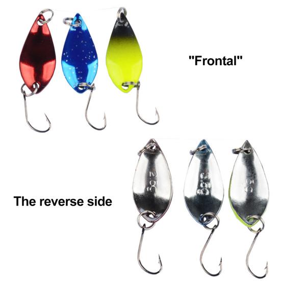 Sequins Fishing Lures Set with Storage Bag Compact Design Portable Metal Spoon Spinner Kit Freshwater Artificial Baits Fishing Tackle