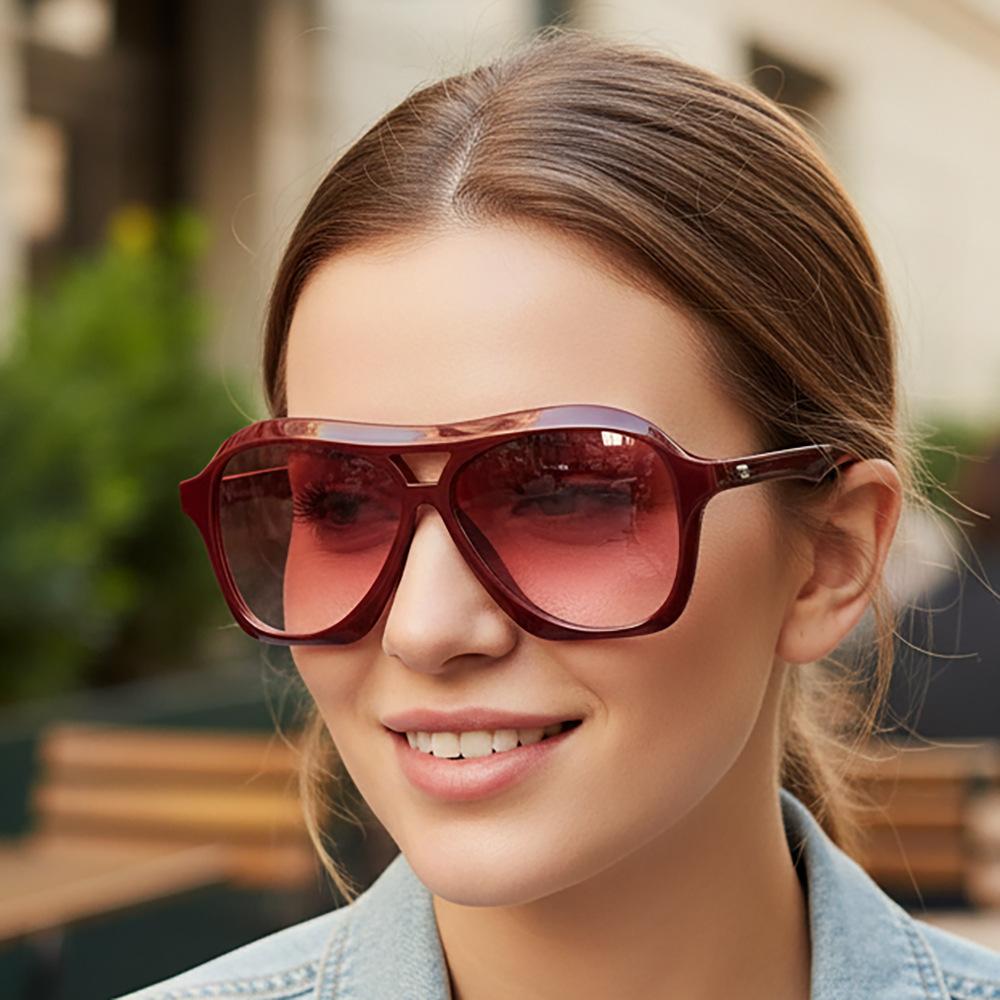 JYL TS Black Frame Sunglasses Women UV Protection Style 68346