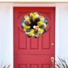 Simulation Leaf Bee SunflowerWreath Artificial Garland Hanging Pendants Wedding