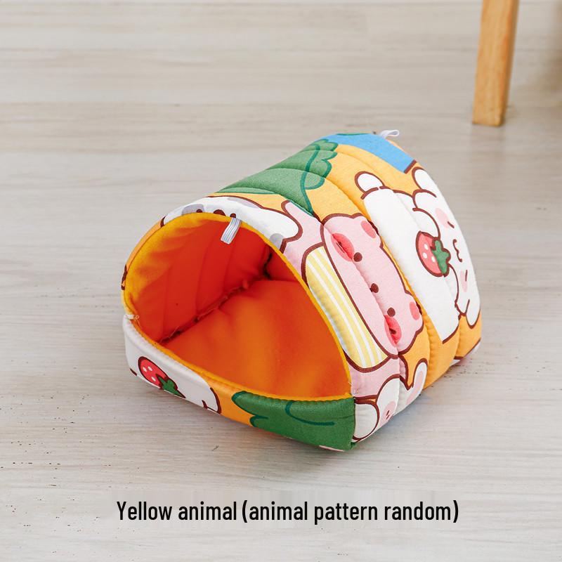 Cozy Cotton Nest & Hammock for Small Pets: Hamsters, Sugar Gliders, Rabbits, Rats, Parrots, Guinea Pigs