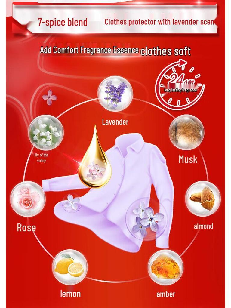 OMO Lavender Laundry Detergent: Removes Stubborn Stains, Deeply Cleans, Fully Automatic, and Leaves a Lasting Fragrance In Your Home.