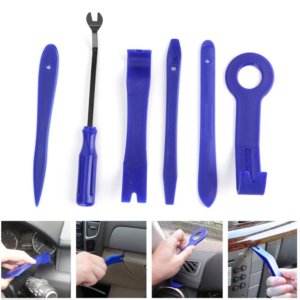 12PCS Universal Auto Trim Removal Tool Kit Auto Clip Removal Pry Tool  Car Audio Installer