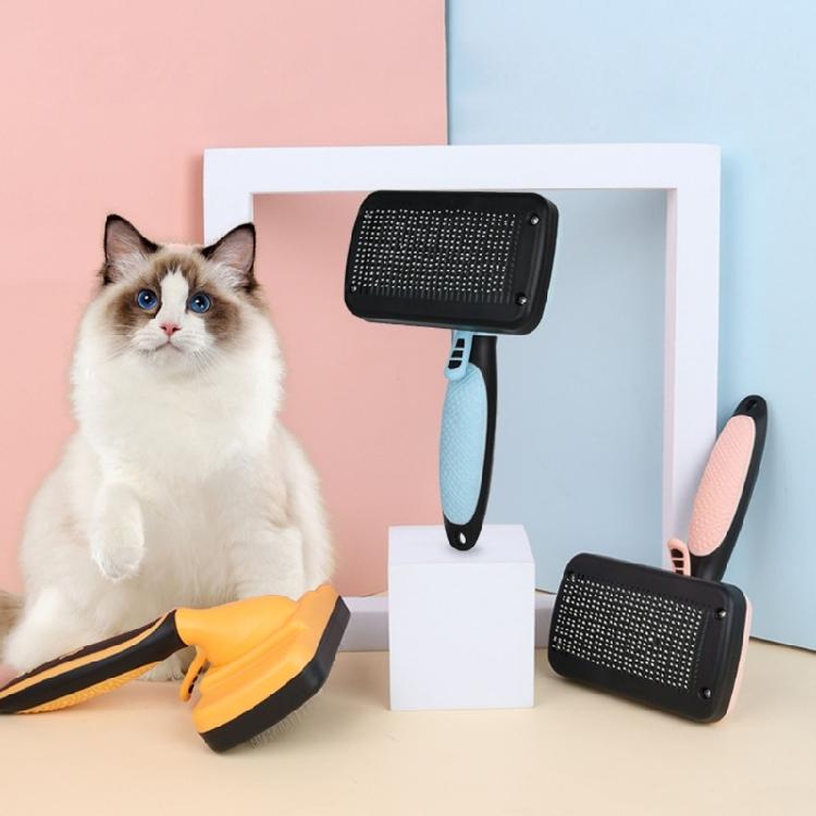 Dog Grooming Combs Cat Brushes Self Cleaning Slicker Brush for Shedding Hairs