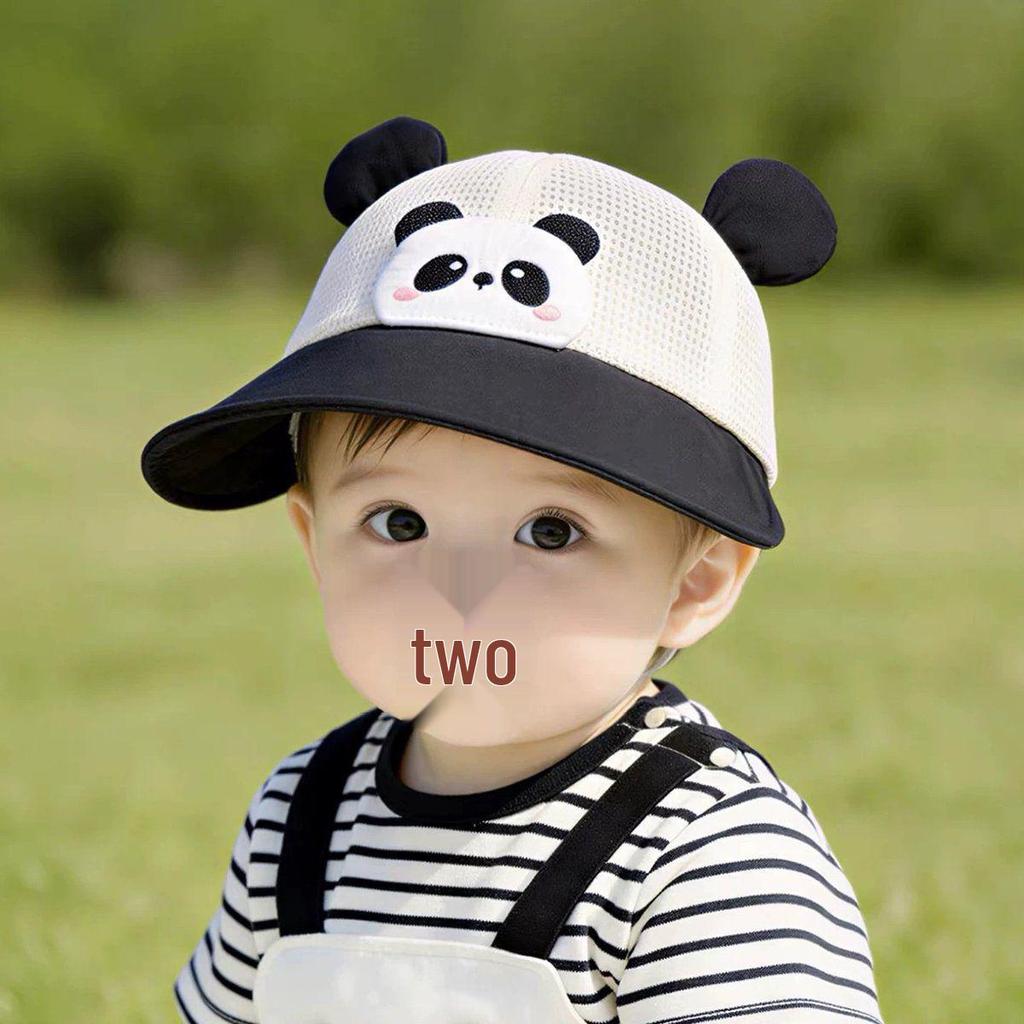 Kids' Summer Sun Protection Mesh Hat with Wide Brim - Cute Duckbill Baseball Cap for Boys and Girls