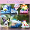 Kuromi Pvc Creative Diy Beach Scene Miniature Collectible For Kids And Hobbyists